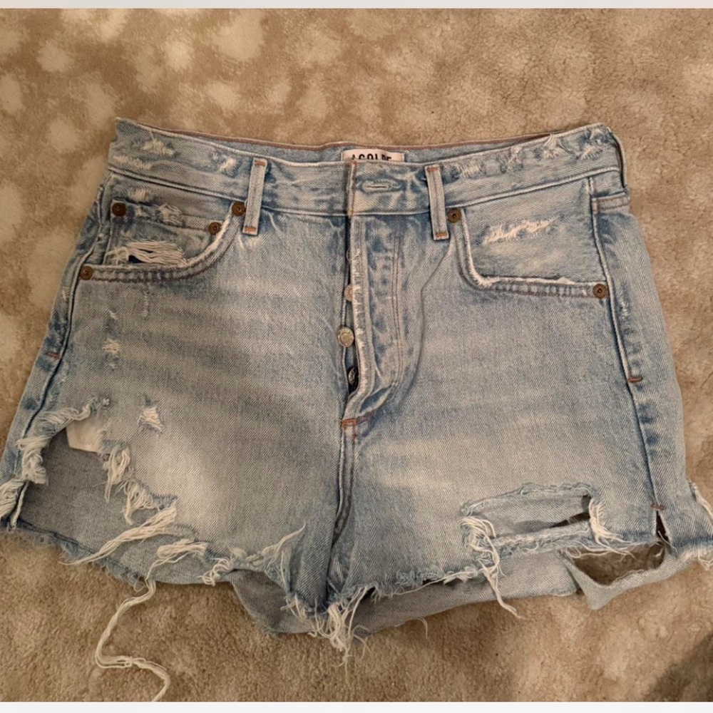 Agolde denim shorts